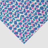 Papier Mousseline Brosse rose et bleue (Détail)