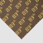 Papier Mousseline Brown, Faux Gold 89e (Quatre-vingt-neuvième) (Détail)