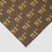 Papier Mousseline Brown, Faux Gold 91st (Quatre-vingt-onze) (Détail)