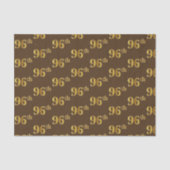 Papier Mousseline Brown, Faux Gold 96e (96e) (Recto)