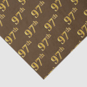 Papier Mousseline Brown, Faux Gold 97e (Quatre-vingt-dix-septième) (Détail)