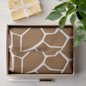 Papier Mousseline Brown Giraffe (Cadeau)