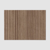 Papier Mousseline Brown Gold Stripes Christmas (Recto)