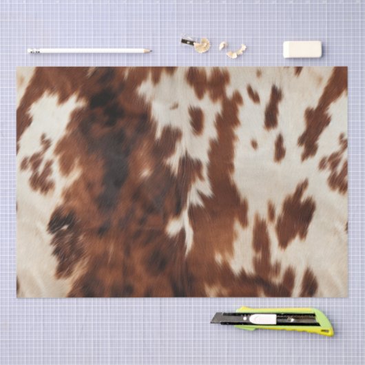 Papier Mousseline Brown noir blanc (Artisanat)