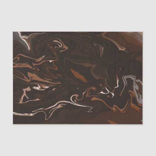 Papier Mousseline Brown, noir et gris (Recto)