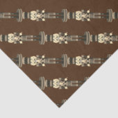 Papier Mousseline Brown Nutcracker Soldier Christmas Wrapping Paper (Détail)
