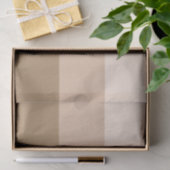 Papier Mousseline Brown Ombre strié (Cadeau)