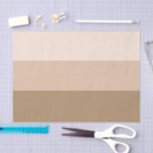 Papier Mousseline Brown Ombre strié (Artisanat)