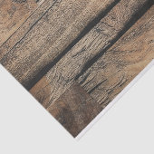 Papier Mousseline Brown Rustic Old Wood Board Parti de mariage (Détail)