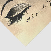 Papier Mousseline Browns Gold Sepia Parties scintillant Merci Eyes L (Détail)