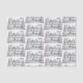 Papier Mousseline Browstone City Christmas Tissue Paper (Recto)