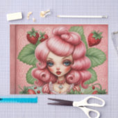 Papier Mousseline Broyeur de fraises - Cutie à ailes roses - Découpa (Artisanat)