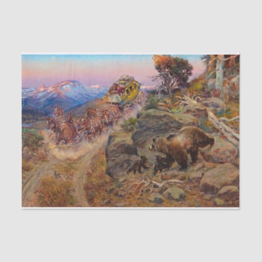 Papier Mousseline Bruin Not Bunny Turned the Leaders, 1924, par Russ (Recto)