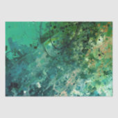 Papier Mousseline Bruit vert Abstrait (Recto)