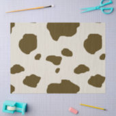 Papier Mousseline Brun de PEAU de VACHE (Artisanat)