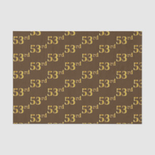 Papier Mousseline Brun, événement d'or cinquante-troisième de Fau