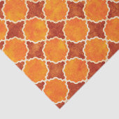 Papier Mousseline Brun géométrique d'automne de Flutterby (Détail)