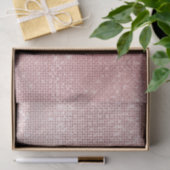 Papier Mousseline Brun rose brillant chic brillant (Cadeau)