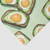 Papier Mousseline Brunch toast Avocado (Détail)