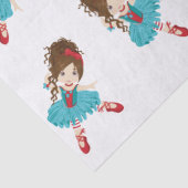 Papier Mousseline Brunette Ballerina Papier Tissu (Détail)