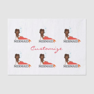 Papier Mousseline Brunette sirène tonnerre-anse