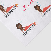 Papier Mousseline Brunette sirène tonnerre-anse (Détail)