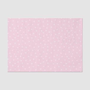 Papier Mousseline Bubblegum Coeurs roses Enveloppement Cadeau