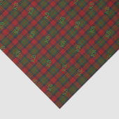 Papier Mousseline Buccleuch Tartan officiel avec monogramme / initia (Détail)