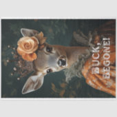 Papier Mousseline Buck Begone Sassy Deer Decoupage (Recto)
