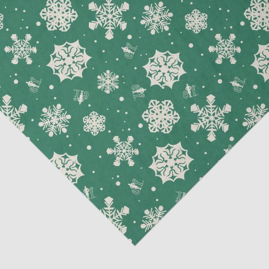 Papier Mousseline Buddy le Motif Elf Snowflake (Détail)