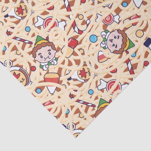 Papier Mousseline Buddy l'Elfe | Motif de Noël (Détail)