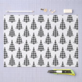 Papier Mousseline Buffalo Check Pine Trees rustiques (Artisanat)