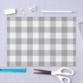 Papier Mousseline Buffalo gris Vérifier Plaid Rustique Ferme (Artisanat)