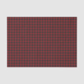 Papier Mousseline Buffalo Plaid Red et Black Christmas (Recto)