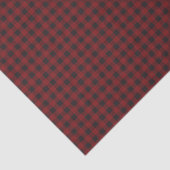 Papier Mousseline Buffalo Plaid Red et Black Christmas (Détail)