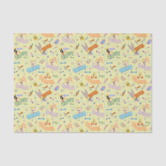 Papier Mousseline BUGS BUNNY BUILDERS™| Character Sketch Pattern (Recto)