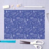Papier Mousseline BUGS BUNNY BUILDERS™| Sketch Blueprint Pattern (Artisanat)