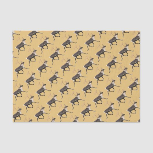 Papier Mousseline Bull Caribou (Recto)