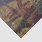 Papier Mousseline Bull dans les Alpes (par Eugène Burnand) (Détail)