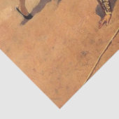 Papier Mousseline Bull Fight in Mexico (par Frederic Remington) (Détail)