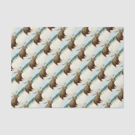 Papier Mousseline Bull Moose (Recto)