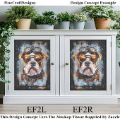 Papier Mousseline Bulldog EF2L Retro industriel