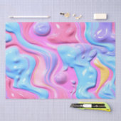 Papier Mousseline Bulle plastique Abstraite (Artisanat)