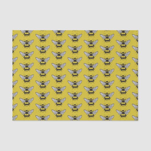 Papier Mousseline Bumble Bee (Recto)