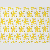 Papier Mousseline Bumble Bee et Honeycomb Motif (Recto)