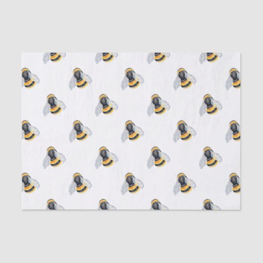 Papier Mousseline Bumble Bees (Recto)