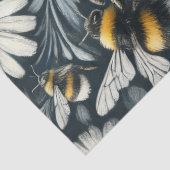 Papier Mousseline Bumble Bees & Daisy Floral Decoupage (Détail)
