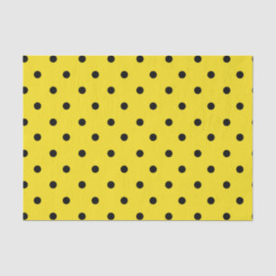 Papier Mousseline Bumblebee Black Spots Jaune mignonne Bumble Bee