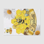 Papier Mousseline Bumblebee Blancs Papier Tissu (Recto)