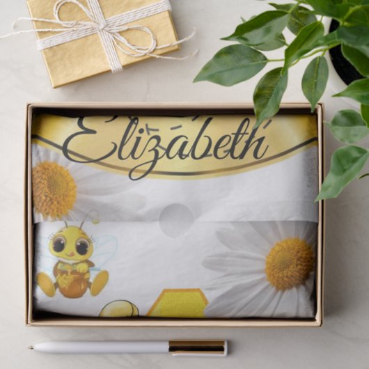 Papier Mousseline Bumblebee Blancs Papier Tissu (Cadeau)